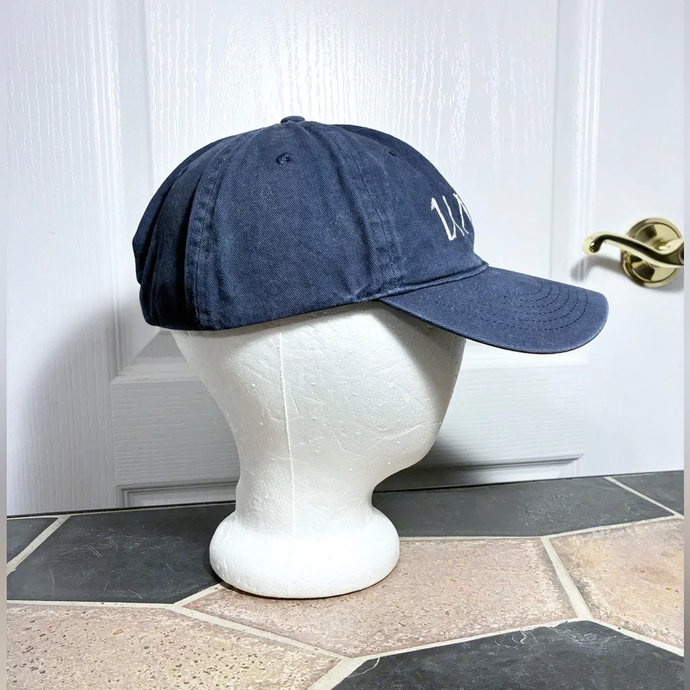 Y2K UNCW Wilmington Port & Company Navy Cap Vintage Youth Sized